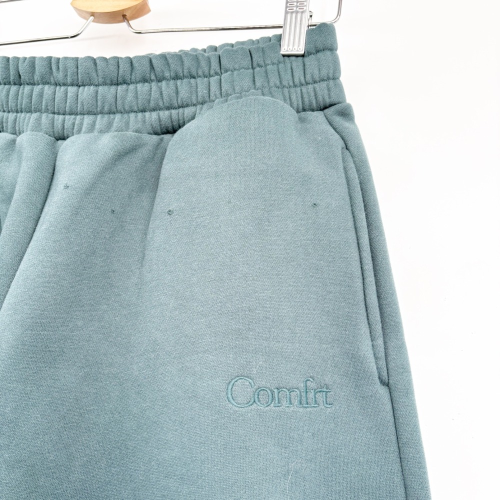 Comfrt Unisex Pine Green Signature Oversized Lounge Cozy Sweatpants Size M - Picture 4 of 8